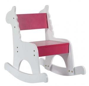MECEDORA INFANTIL MADERA LACADO BLANCO Y ROSA FUCSIA