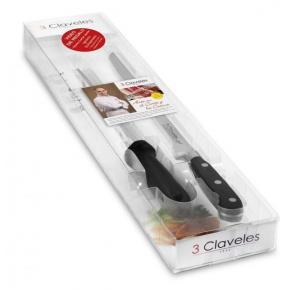 CUCHILLO JAMONERO FORGÉ 3CLAVELES Y CHAIRA