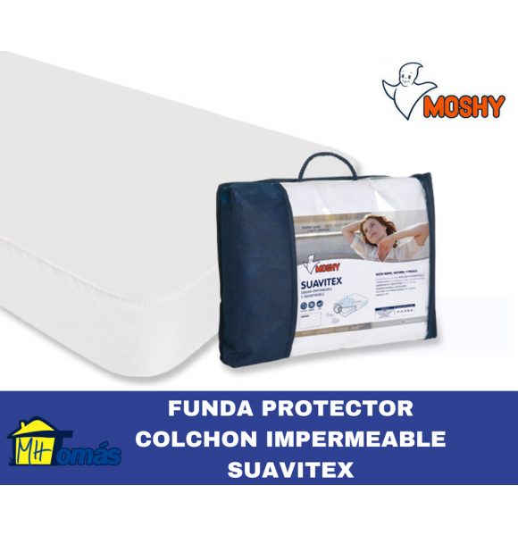 MOSHY FUNDA PROTECTOR COLCHON IMPERMEABLE SUAVITEX