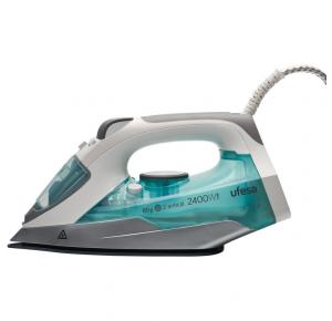UFESA PLANCHA VAPOR 2400W 85GR BLANCA-AZUL
