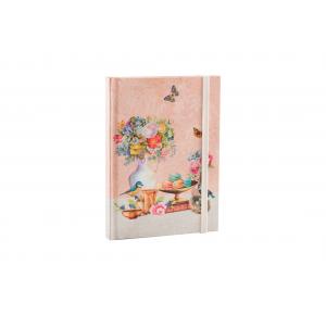 LIBRETA CARTON DETALLES FLORES VINTAGE