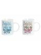 TAZA MUG DESAYUNO PORCELANA 360 CC