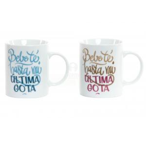 TAZA MUG DESAYUNO PORCELANA 360 CC