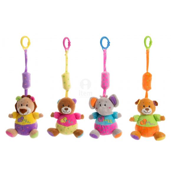 PELUCHE SONAJERO ANIMALES