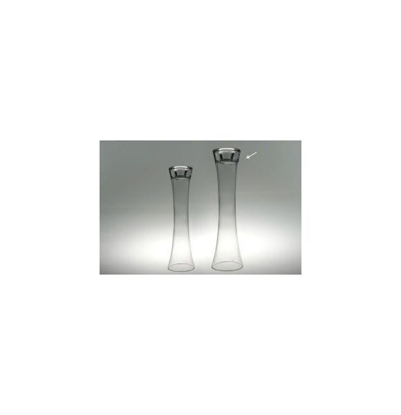 CANDELABRO PORTAVELAS O JARRON FLORERO CRISTAL