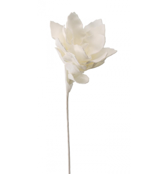 FLOR ARTIFICIAL DECORATIVA FOAM BLANCA