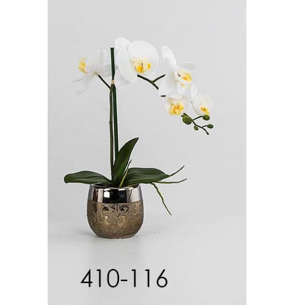 MACETA ORQUIDEA PHALAENOPSIS BLANCA 35 CMS