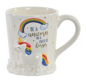 TAZA MUG CERAMICA UNICORNIO 