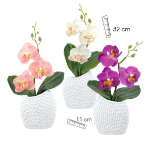 ORQUIDEA EN MACETA DE CERAMICA