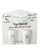 PACK 2 TAZAS MUG DESAYUNOS ORIGINAL FRASE REGALOS