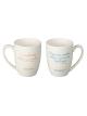 PACK 2 TAZAS MUG DESAYUNOS ORIGINAL FRASE REGALOS