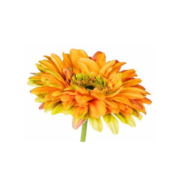 GERBERA DAYSI FLOR ARTIFICIAL NARANJA