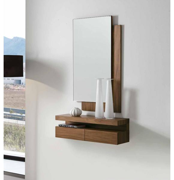 Mueble recibidor con lunas de espejo QUARE