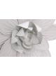 DECORACION METAL FLOR BLANCA 50 CMS