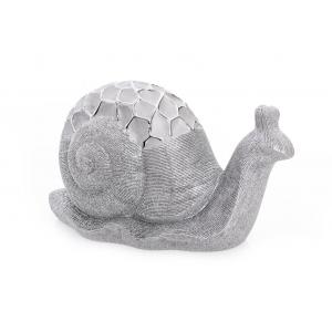 FIGURA CARACOL GRANDE PLATEADO