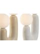 LAMPARA MESITA NOCHE CERAMICA BOLAS