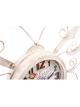 RELOJ PARED METAL MARIPOSA BLANCA