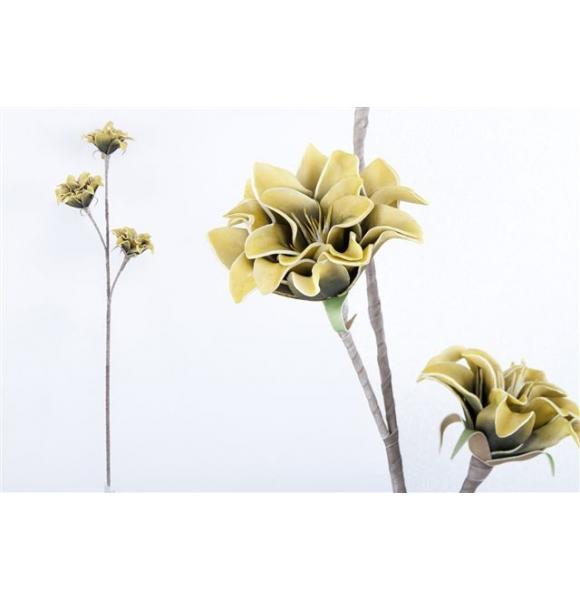 RAMA FLOR ARTIFICIAL FOAM AMARILLO